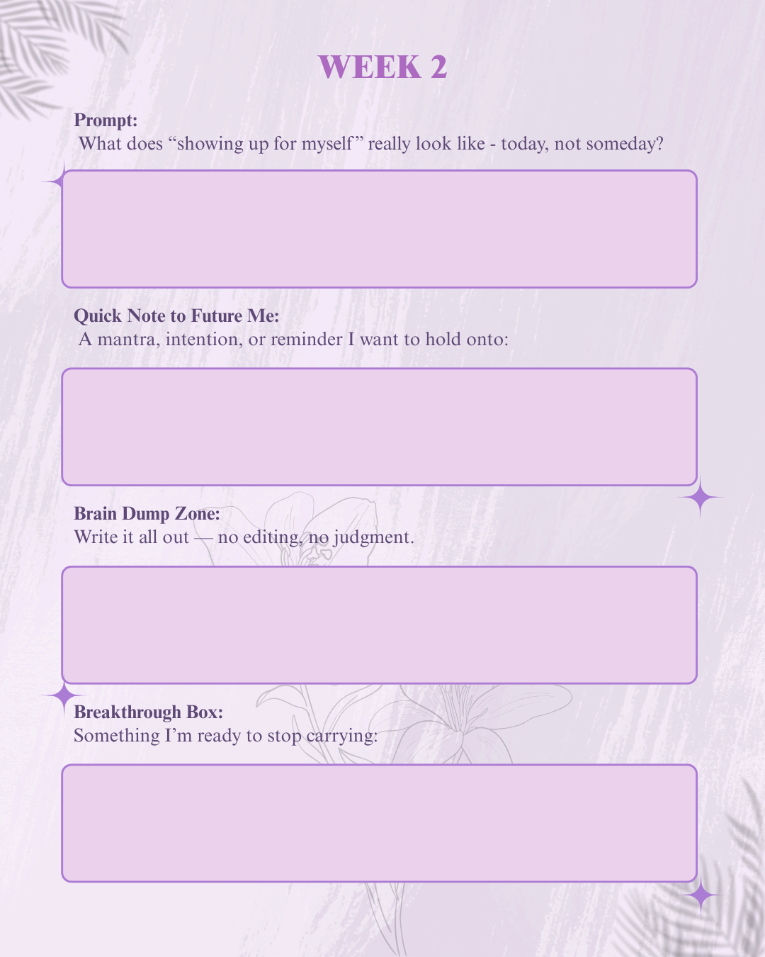 52 Weeks of Me – Print Edition | Guided Weekly Reflection Journal