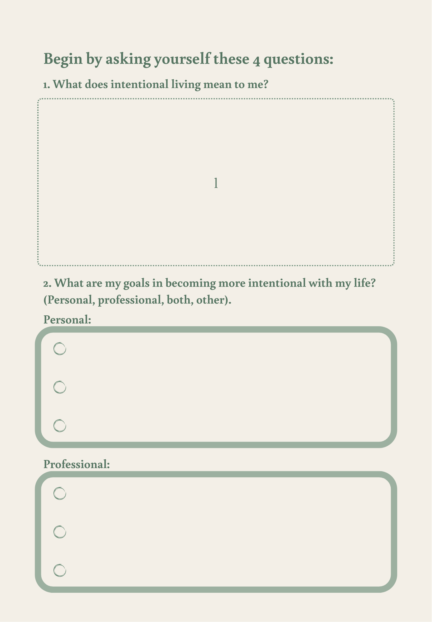 Pause, Reflect, Realign: 61 Questions for a More Intentional Life