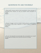 The Boundaries Workbook: Stop People-Pleasing & Reclaim Your Peace