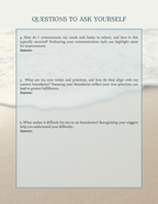The Boundaries Workbook: Stop People-Pleasing & Reclaim Your Peace