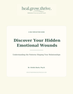 Discover Your Hidden Emotional Wounds