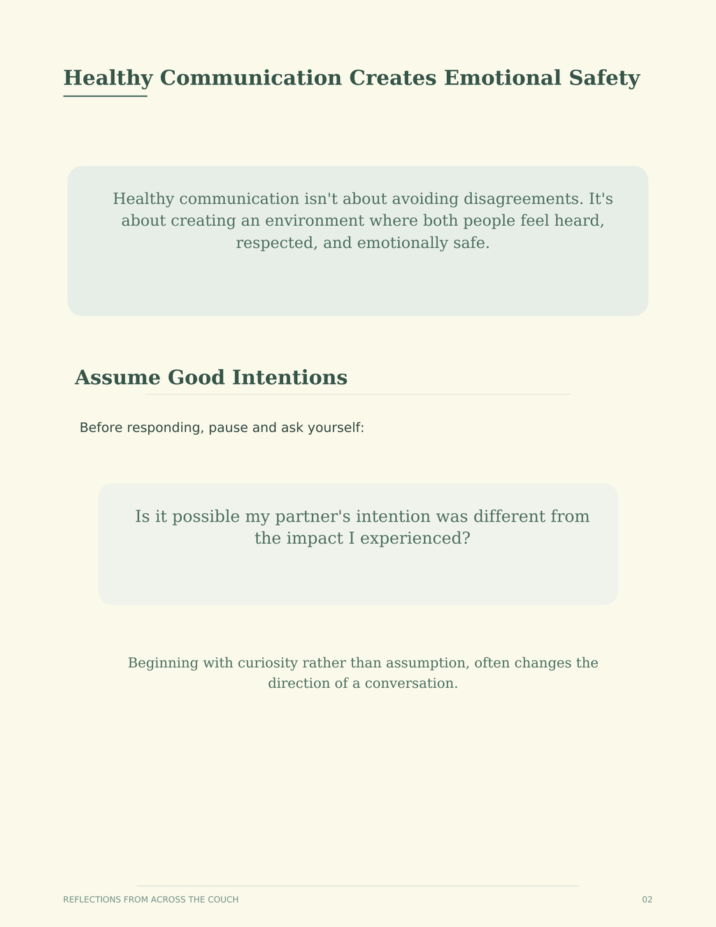 How to Have More Productive Conversations