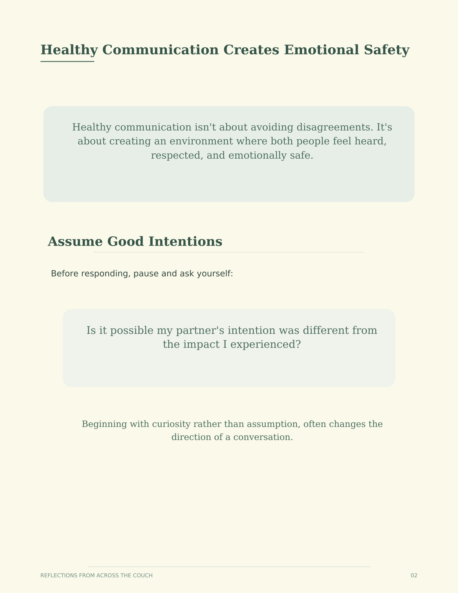 How to Have More Productive Conversations