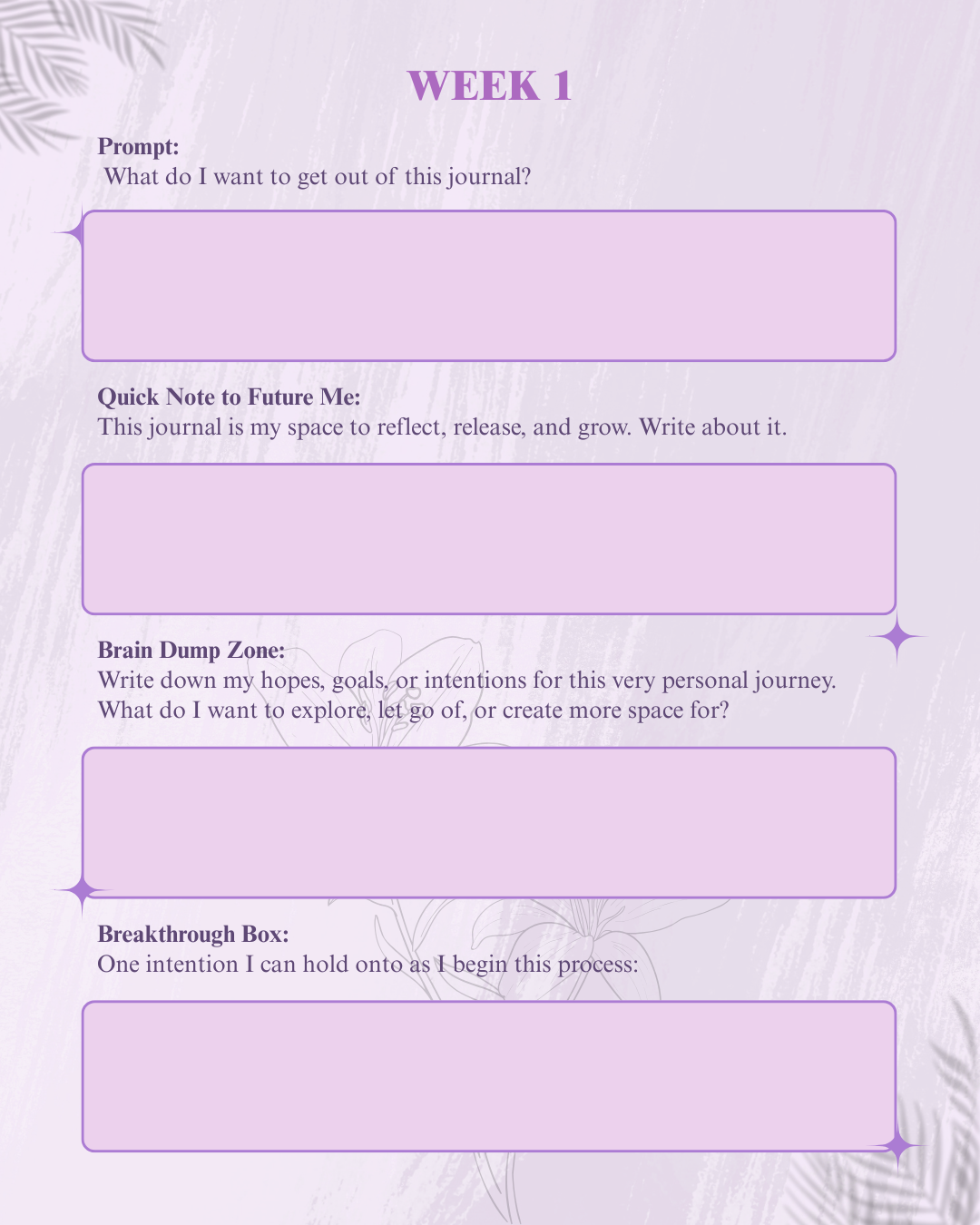 Brain Dump & Breakthroughs: A 52-Week Guided Journal to Clear Your Mind and Reconnect with Yourself