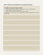 The Boundaries Workbook: Stop People-Pleasing & Reclaim Your Peace