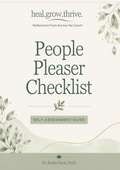 People Pleaser Checklist