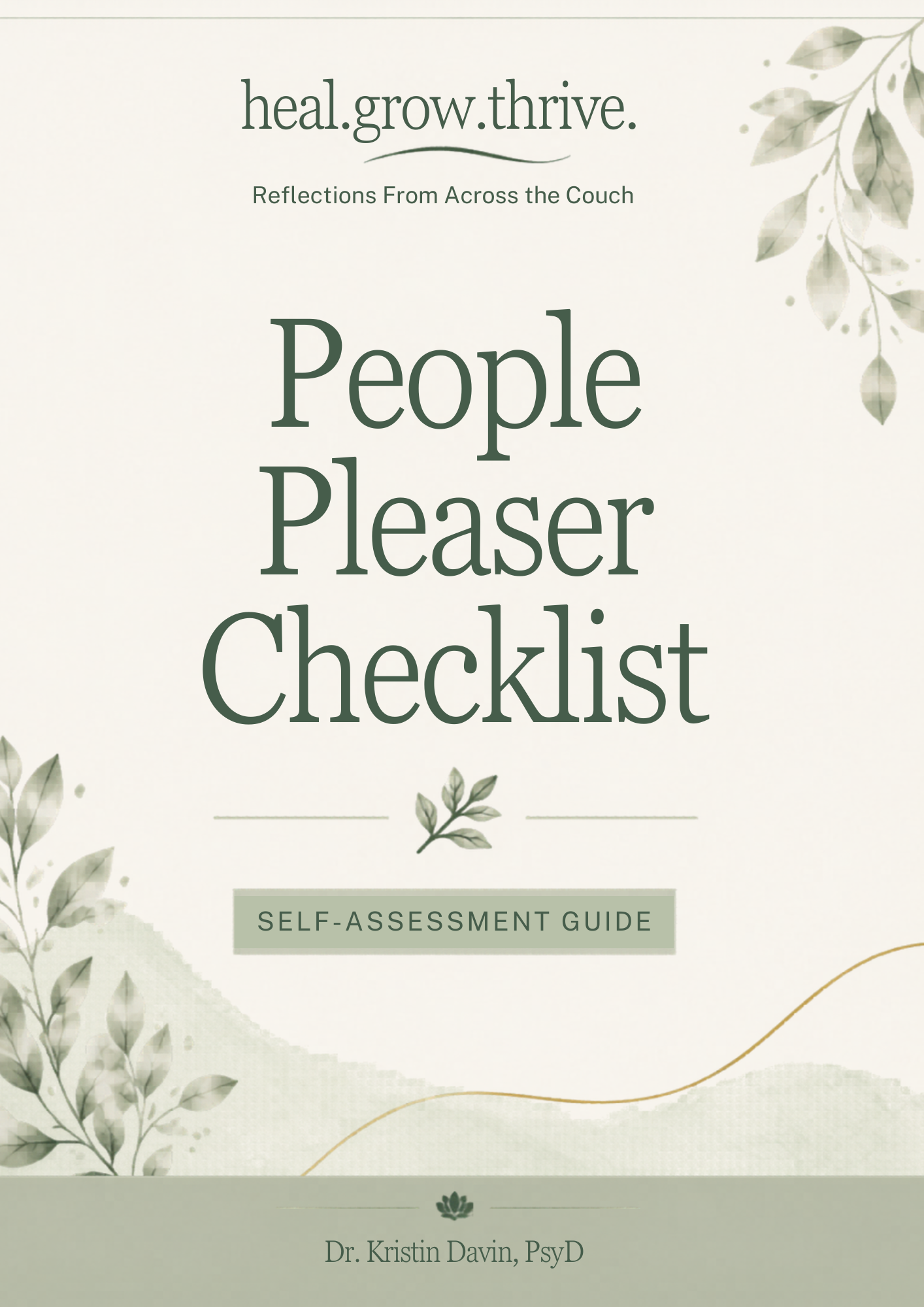 People Pleaser Checklist